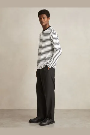 Reiss Eddie - Breton-Stripe Long-Sleeve T-Shirt