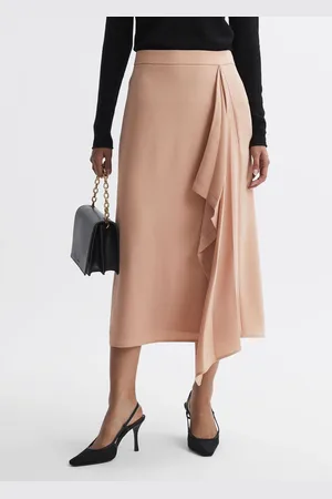 Reiss Ash - Jupe mi-longue ?? volants ?? taille haute