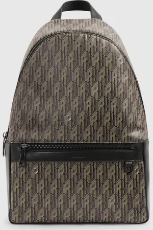 Reiss Flynn - Flynn Monogram-Print Coated-Canvas Backpack