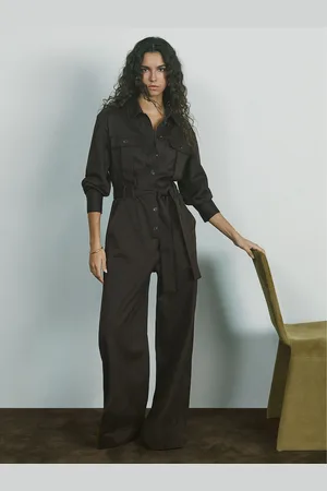 Reiss Anais - Wide Leg Utility Jumpsuit