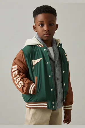 Reiss Wells - Home-Run Colourblock Bomber Jacket