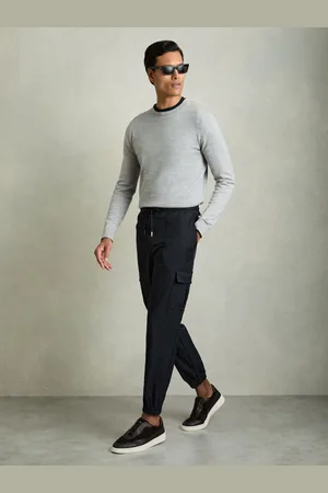 Reiss Lavenham - Technical Cargo Drawstring Trousers