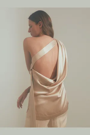 ATELIER Etta - One-Shoulder Drape Back Top