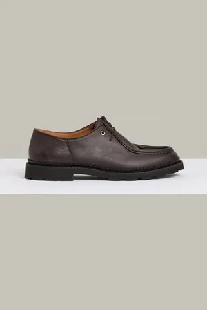 Reiss Hatton - Leather Moccasin-Toe Lace-Up Shoes