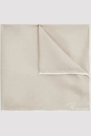 Reiss Liam - Pochette en soie ?? pois