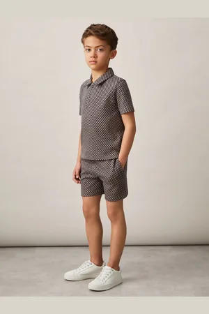 Reiss Baines - Geometric Jacquard Polo Shirt