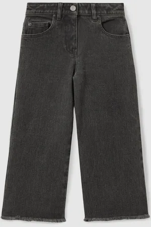 Reiss Grayson - Grayson Wide Leg Frayed Jeans