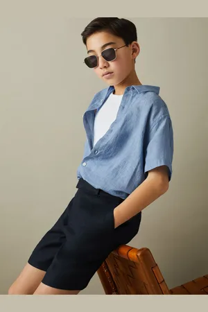 Reiss Holiday -Vacances Chemise en lin ?? manches courtes