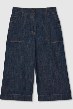 Reiss Ashby - Ashby Cotton-Linen Wide Leg Trousers