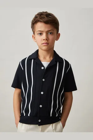 Reiss Chaplin - Stripe Cuban Collar Shirt