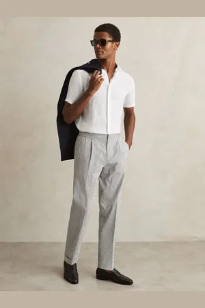 Reiss Holiday -Vacances Chemise en lin ?? manches courtes