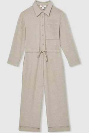 Reiss Rita - Rita Jersey M??lange Drawstring Boilersuit