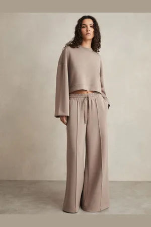 Reiss Freya - Wide Leg Drawstring Joggers