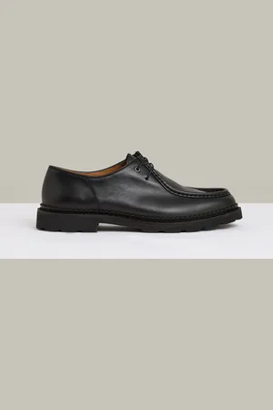 Reiss Hatton - Leather Moccasin-Toe Lace-Up Shoes