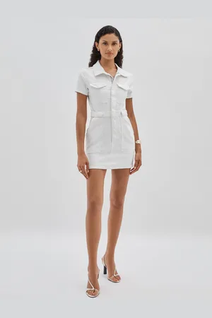 GOOD AMERICAN Denim Mini Dress -Denim Mini Dress
