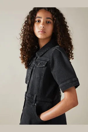 Reiss Natalia - Button-Front Denim Dress