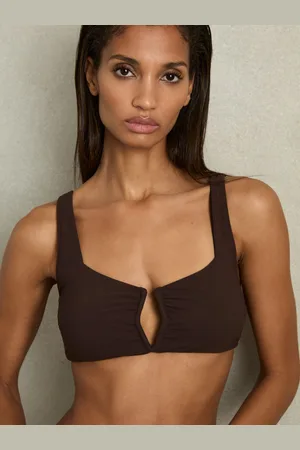 Reiss Alba - : V-Front Bikini Top