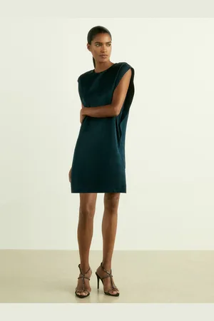 Reiss Phoenix - Robe tunique sans manches en satin