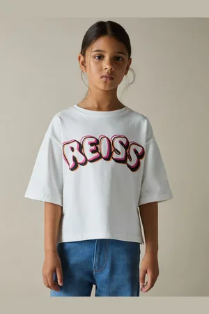 Reiss Sandra - : Cotton-Jersey Logo T-Shirt