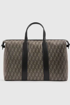Reiss Franco - Franco Monogram-Print Coated-Canvas Holdall