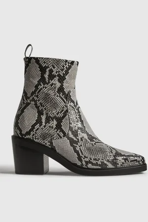 Reiss Sienna - Bottes style western en cuir ?? talons