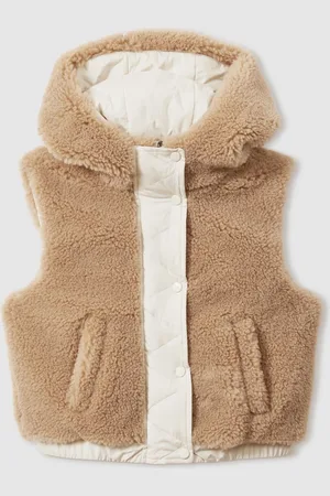 Reiss Kara - Kara Reversible Quilted Borg Gilet