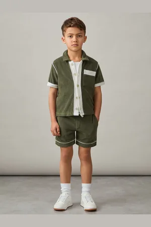 Reiss Micah - Velour Colour-Block Shirt