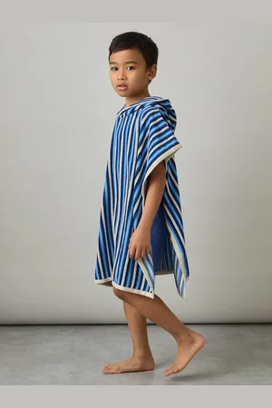 Reiss Pico - Stripe Hooded Towel Cape