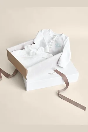 Reiss Shiloh - Sleepsuit And Hooded Towel Set