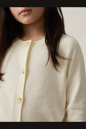 Reiss Ottie - Cotton Crew-Neck Cardigan