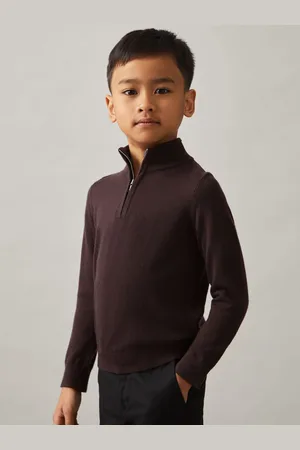 Reiss Blackhall - Pull en laine m??rinos ?? col chemin??e zipp??