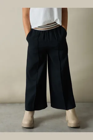 Reiss Abs - Stripe-Waistband Wide-Leg Trousers
