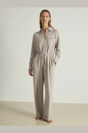 Reiss Rita - Thermal Jersey Drawstring Jumpsuit
