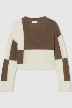 Reiss Amie - Amie Colourblock-Intarsia Jumper with Wool and Alpaca