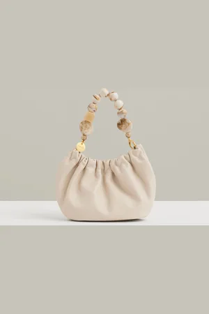 Reiss Erin - Erin Leather Bead-Handle Pouch Bag