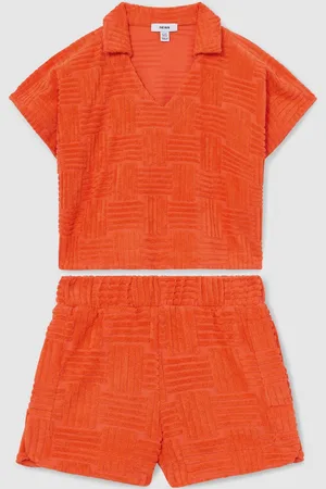 Reiss Cyri - Cyri Towelling Shirt And Shorts Set