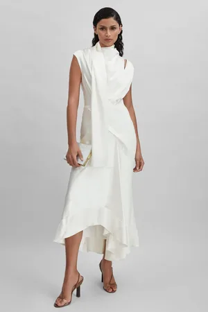 Acler Giles - Robe drapée asymétrique mi-longue