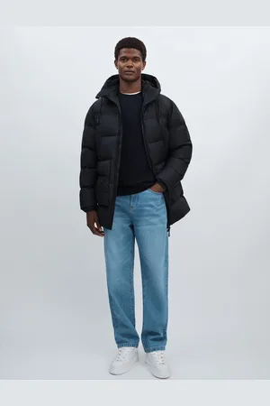 Rains Long Puffer Cargo Jacket -Doudoune longue