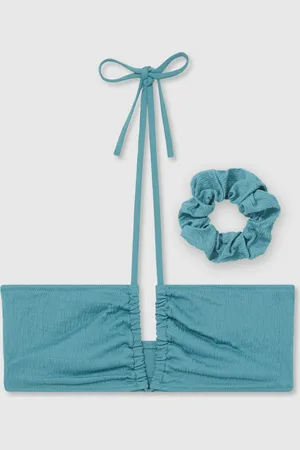 Calvin Klein Bralette -Brassi??re Crinkle Bralette Bikini Top