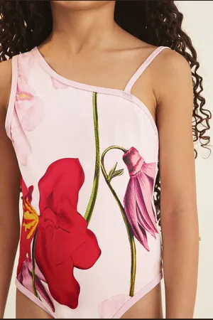 Reiss Layla - | NYBG Floral One-Shoulder Swimsuit