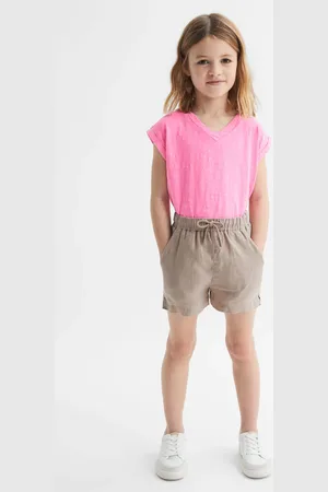 Reiss Cleo - Short en lin avec cordon de serrage