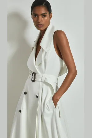 ATELIER Bonita - Reiss Bonita Italian Textured Wrap Dress with Silk