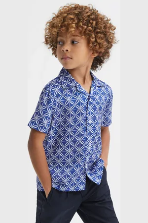 Reiss Tintipan - Chemise imprim??e ?? col cubain