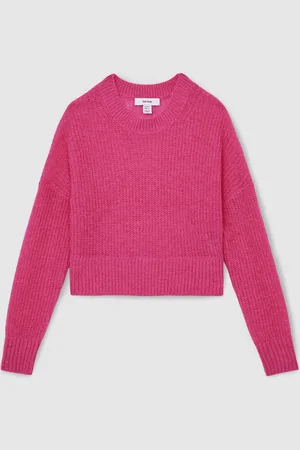 Reiss Aluna - Aluna Rib-Knit Jumper With Wool and Alpaca