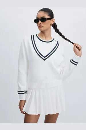 The Upside Deep V-Neckline 100% Organic Cotton Jumper -Deep V-Neckline 100% Organic Cotton Jumper
