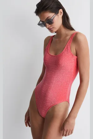 GOOD AMERICAN Sparkle Swimsuit -Maillot de bain en tissu brillant