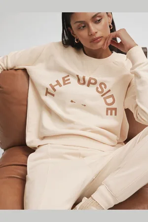 The Upside Baja Newport - Relaxed Cotton Crew Neck Sweatshirt