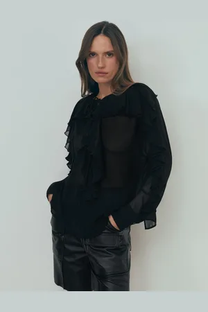 ATELIER Kiani - Blouse ?? volants en soie