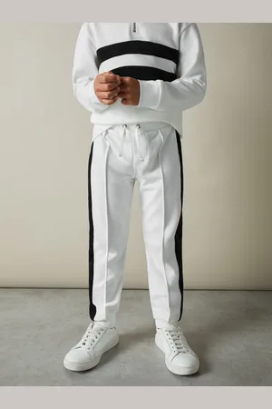 Reiss Larose - Interlock Velour-Stripe Joggers