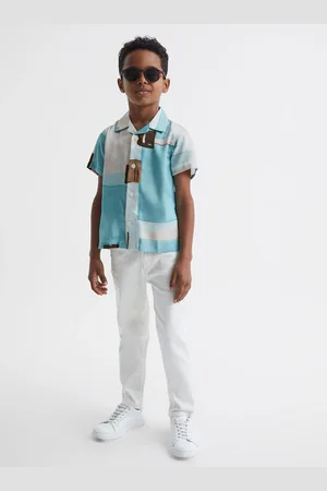 Reiss Deekay - Chemise slim ?? col cubain et imprim?? abstrait